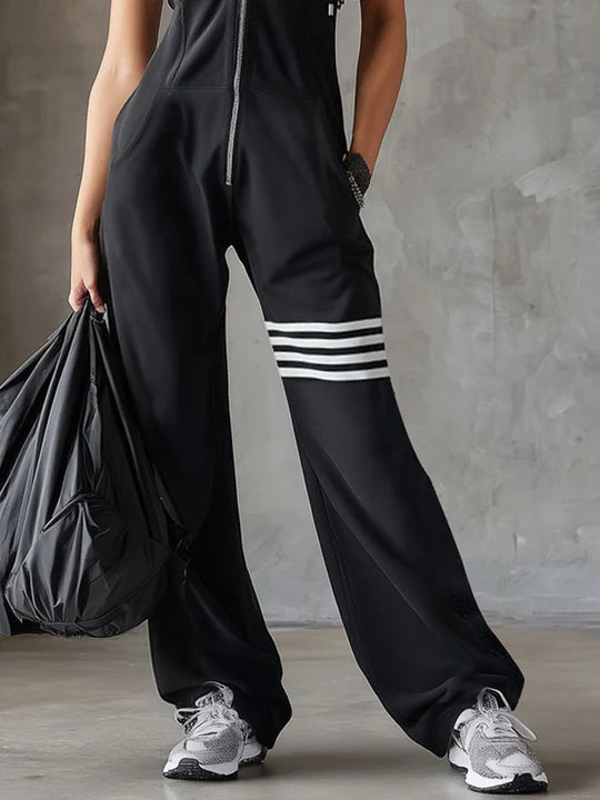 GIADA - CHANDAL RETRO CON CAPUCHA Y RAYAS