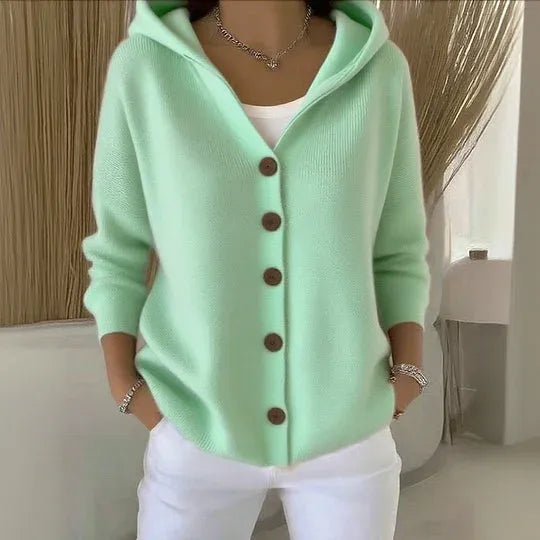 Nora | Jersey Cárdigan de botones casual