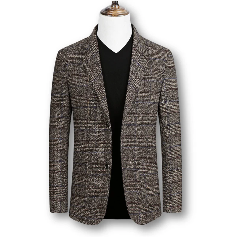Domenico | Elegante chaqueta en tela escocesa