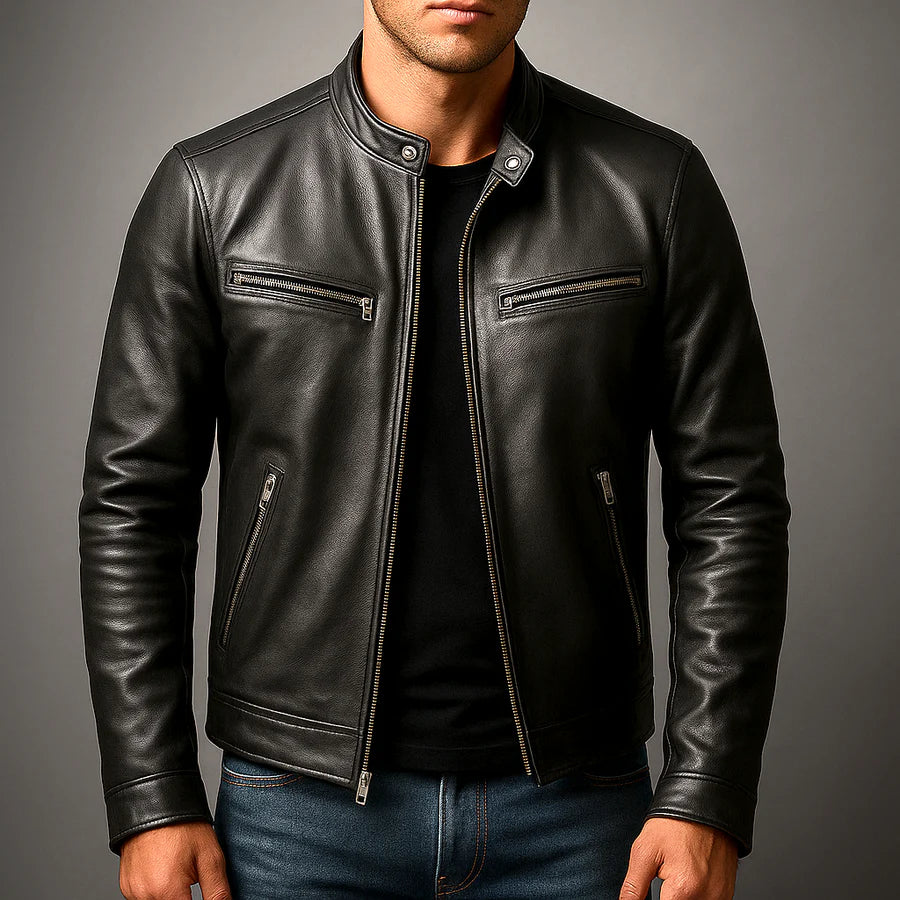 Chaqueta de cuero vintage