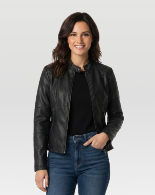 Lía | Cazadora de cuero casual