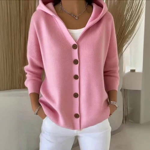 Nora | Jersey Cárdigan de botones casual
