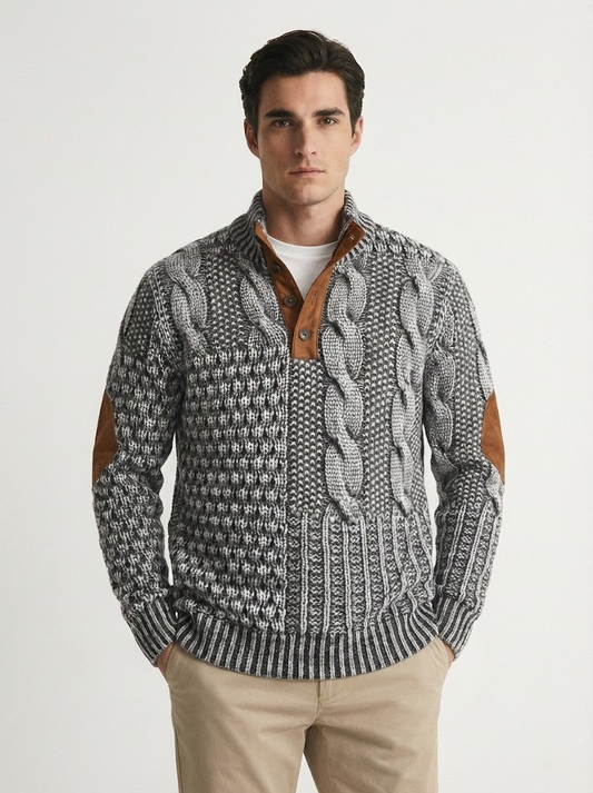 Guillermo™ | Suéter con estampado vintage